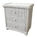 Bay Isle Home™ Watkins 3 Drawer 29" W Chest Wicker/Rattan in White | 29 H x 29 W x 18 D in | Wayfair 1FD87BC3DB364EB28891C81134E5D771