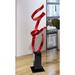 Orren Ellis Allure Garden Figurine Metal in Red | 48 H x 17 W x 12 D in | Wayfair 6727BEBC4AA5443C9388B9965A9DA4F2