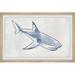 Harriet Bee Lavenia Great White Shark Framed Art Paper in Brown | 12 H x 18 W x 1.5 D in | Wayfair 5DE22E2786FF4130934E10C4621E771A