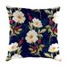 Plow & Hearth Floral Throw Pillow Polyester/Polyfill blend | 16 H x 16 W x 4 D in | Wayfair 35663 027