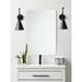 Wrought Studio™ Amoriah Rounded Corner Modern Beveled Frameless Bathroom/Vanity Mirror, Glass | 30 H x 30 W x 0.5 D in | Wayfair