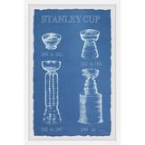 Harriet Bee Lulie Stanley Cup Trophies Framed Art Paper in Black | 45 H x 30 W x 1.5 D in | Wayfair 3AE01D1223704E449B627D1F71B79D8C