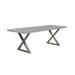 Loon Peak® Trestle Dining Table Base Metal in Gray | 27.5 H x 25 W x 3 D in | Wayfair 8F62B6CBEC3F409188B21942E5C088E7