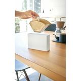 Yamazaki Home 02 Coffee Filter Case - Kitchen Storage Holder Container, Steel, Lid Metal | 5.4 H x 7.3 W x 2.2 D in | Wayfair 3817