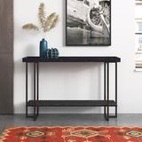 17 Stories 47.25" Console Table, Steel in Gray | 30.5 H x 47.25 W x 16 D in | Wayfair B0AF7FB6E89E4C8DABC5DBE9D6100E1F