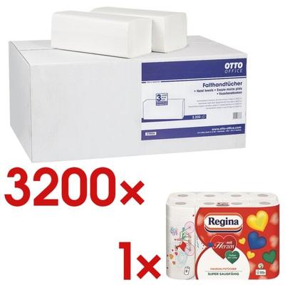 OTTO Office Papierhandtücher inkl. Küchenrollen 8er-Pack weiß, 25 cm Image