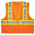 Ergodyne GloWear 8230Z Type R Class 2 Two-Tone Vest Orange L/XL