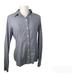 Converse Tops | Converse Button Down Shirt Gray Long Sleeve | Color: Gray | Size: Mj