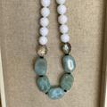 Anthropologie Jewelry | Anthropologie Chunky Necklace | Color: White | Size: Os