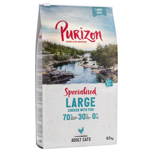 Purizon Large Adult Huhn & Fisch - getreidefrei - Sparpaket: 2 x 6,5 kg