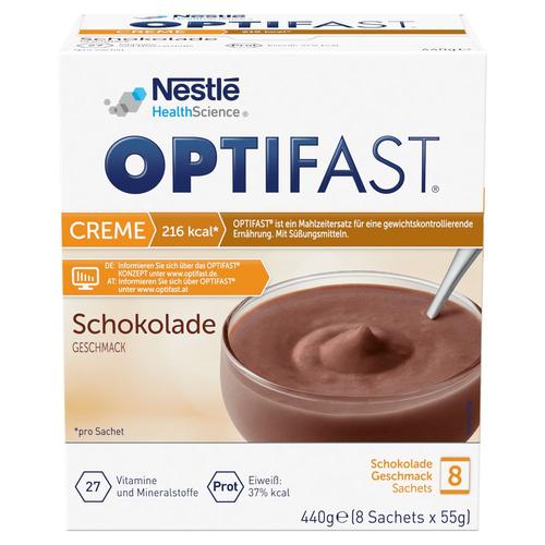 Optifast Creme Schokolade Pulver 8x55 g