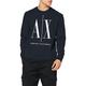 Armani Exchange Men's Icon Sweat Sweatshirt, Blue (Navy 1510), Small