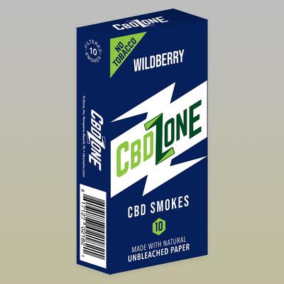 CBD Zone Wild Berry Hemp Smokes