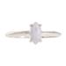 Lilac Illusion,'Sterling Silver Solitaire Ring with Lilac Guatemalan Jade'