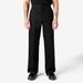 Dickies Men's Loose Fit Double Knee Work Pants - Black Size 42 32 (85283)