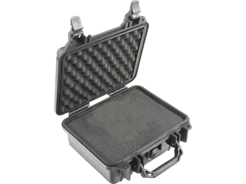 Pelican 1200 Small Protector Waterproof 10.6x10x4.8in Case Black w/ Foam