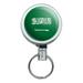 Saudi Arabia National Country Flag Retractable Belt Clip Badge Key Holder