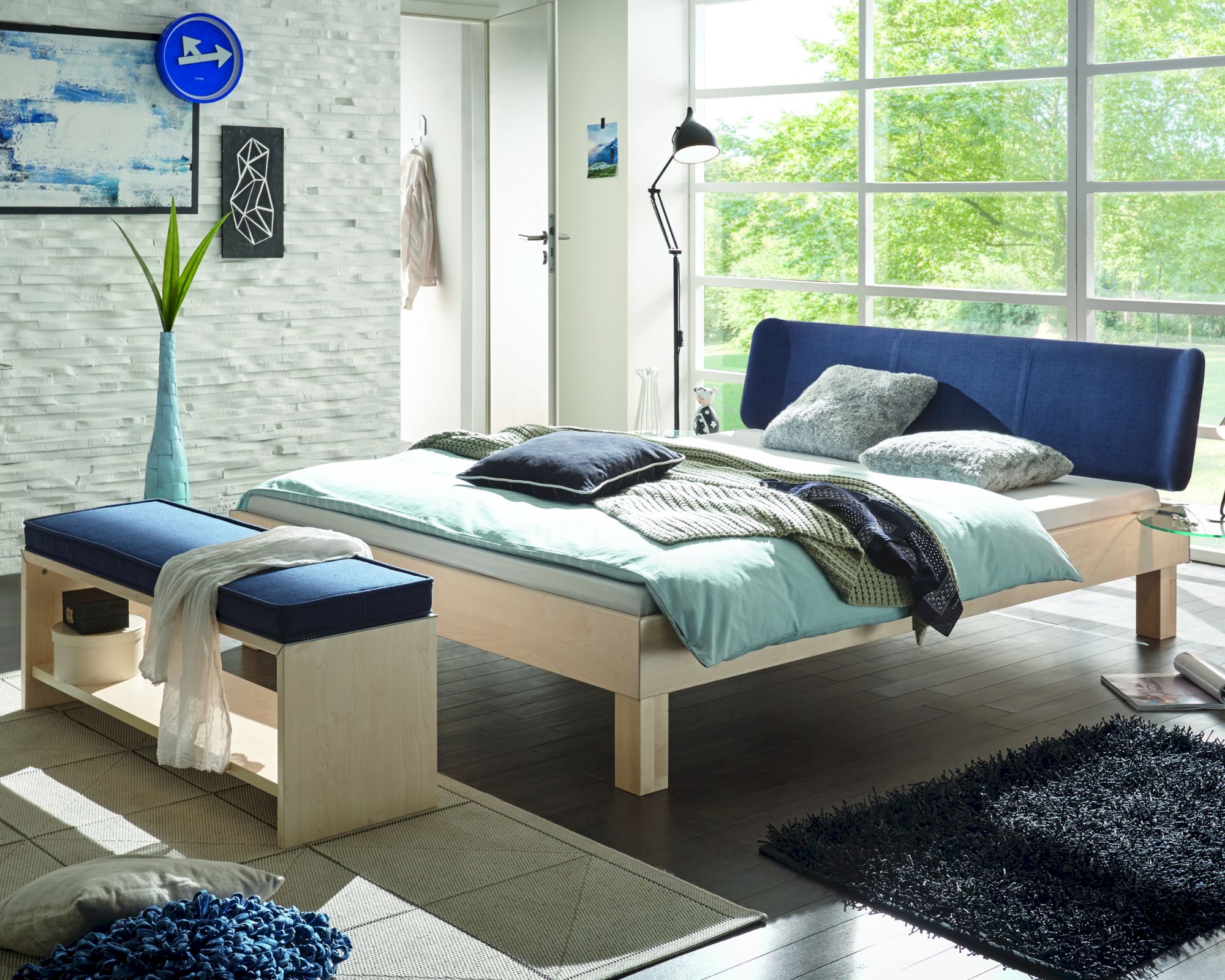 Hasena Movie-Line Bett Star Cantu/Boga 120x200 cm / Buche HN