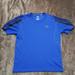 Adidas Tops | Adidas Climalite Shirt Short Sleeved Athletic Wear | Color: Black/Blue | Size: S