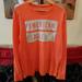 American Eagle Outfitters Shirts | American Eagle Men's Long Sleeve Tee Size L | Color: Orange/White | Size: L