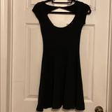 American Eagle Outfitters Dresses | Black Skater Dress | Color: Black | Size: Xxs