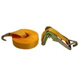 AA Products Heavy Duty Ratcheting Tie-Down Straps with Double J-Hooks (RS-1005) - 10 Meter/32.80 Feet - 5 Ton Capacity