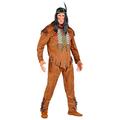 Widmann 08833 Native American Men's Costume Brown L