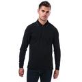 Ben Sherman Mens Mens Long Sleeve Pique Polo Shirt in Black - 2XL