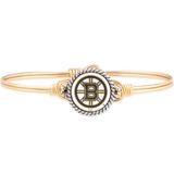 Women's Luca + Danni Boston Bruins Brass Tone Bangle Bracelet