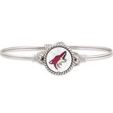 Women's Luca + Danni Arizona Coyotes Silver Bangle Bracelet