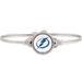 Women's Luca + Danni Tampa Bay Lightning Silver Bangle Bracelet