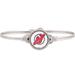 Women's Luca + Danni New Jersey Devils Silver Bangle Bracelet