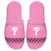 Women's ISlide Pink Philadelphia Phillies Primary Logo Slide Sandals