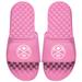 Women's ISlide Pink Denver Nuggets Primary Logo Slide Sandals