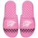 "Women's ISlide Pink Oklahoma City Thunder Primary Logo Slide Sandals"
