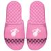 Women's ISlide Pink Miami Heat Primary Logo Slide Sandals