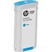 HP 727 Cyan Designjet Ink Cartridge (130 ml) B3P19A