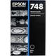 Epson DURABrite Pro 748 Standard Capacity Black Ink Cartridge T748120