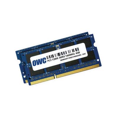 OWC 8GB DDR3L 1600 MHz SO-DIMM Memory Kit (2 x 4GB, Mac) OWC1600DDR3S08S
