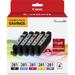Canon CLI-281 5-Color Ink Tank Combo Pack with 5 x 5" Photo Paper 2091C006