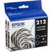 Epson Claria 212 Standard-Capacity Black Ink Cartridge (2-Pack) T212120-D2