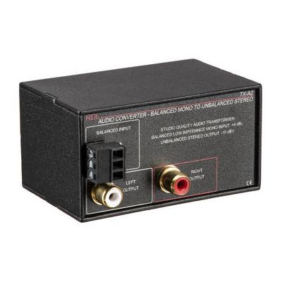 RDL TX-A2 Mono Balanced to Unbalanced Signal Converter TX-A2