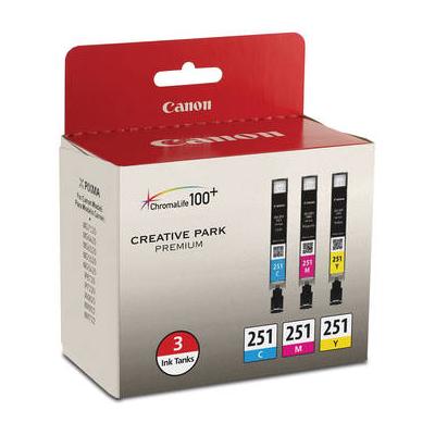 Canon CLI-251 3-Cartridge Ink Set 6514B009