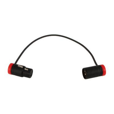 Cable Techniques Low-Profile, 3-Pin XLR Female to 3-Pin XLR Male Adjustable-Angle Cable (Red CT-LPXR-10R