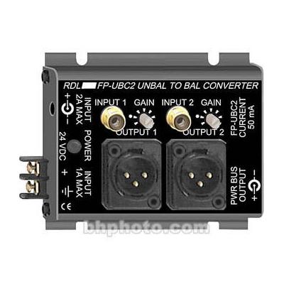 RDL FP-UBC2 2-Channel Unbalanced to Balanced Audio Converter FP-UBC2