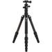 Benro Tripster Travel Tripod (1 Series, Black, Carbon Fiber) FTR19CB0GBLK