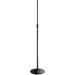AtlasIED MS-12CE Microphone Stand Low-Profile Round Base (Black) MS-12CE
