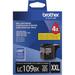 Brother LC109BK Innobella Super High Yield XXL Ink Cartridge (Black) LC109BK