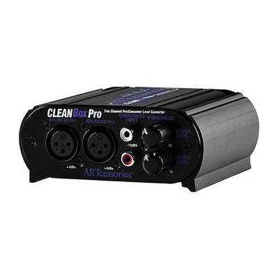 ART CLEANBOX Bi-Directional Level Matching Stereo Converter Box - XLR and RCA I CLEANBOXPRO
