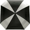 Longridge Golf Equipment Square Umbrella, Black/White